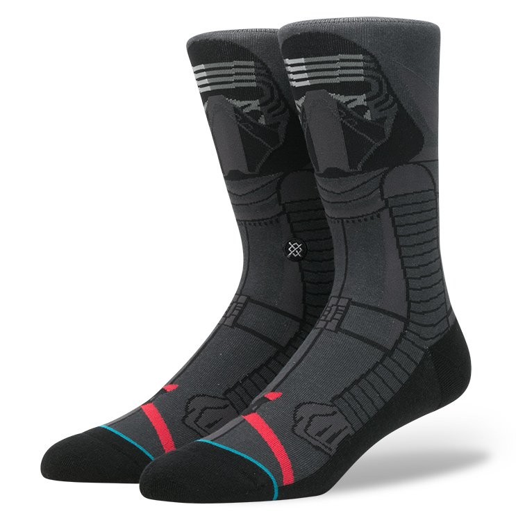 Stance x Star Wars Kylo Ren Socks (gray / dark gray)