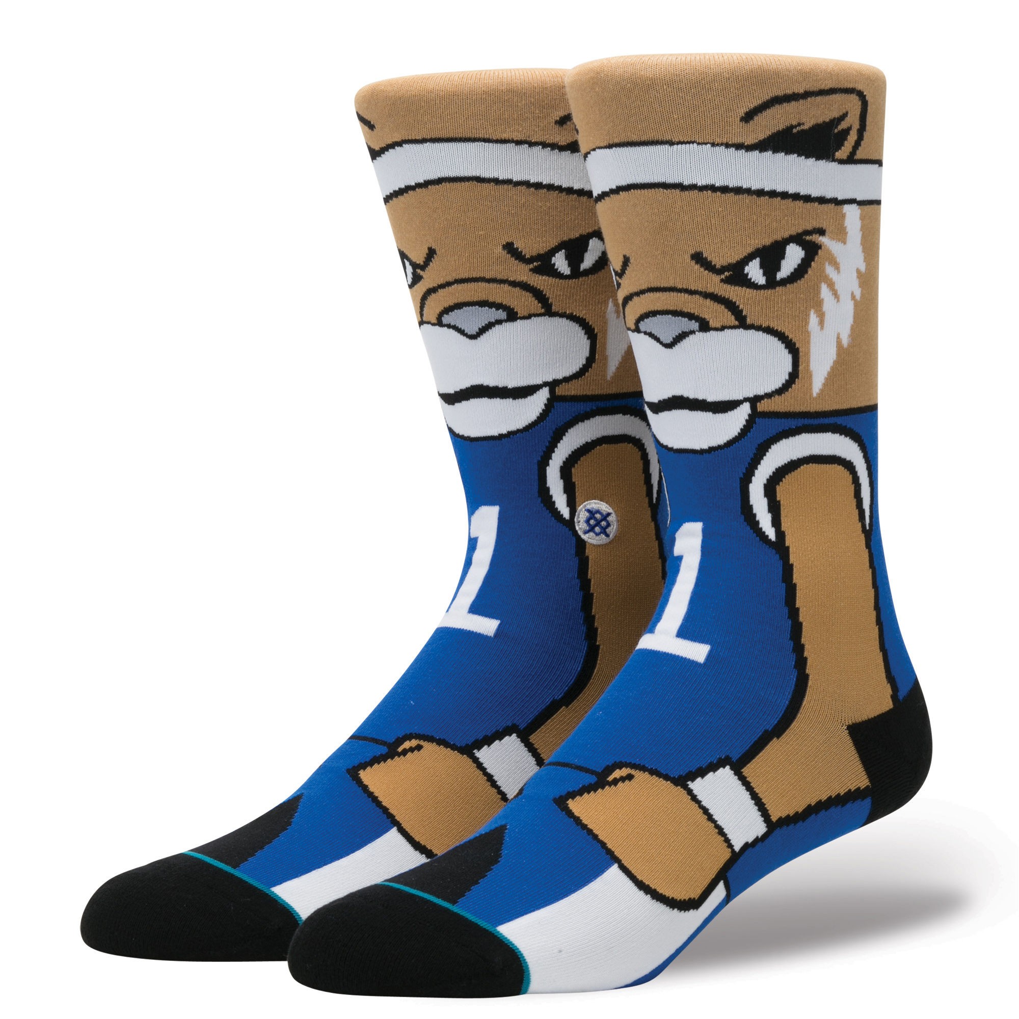 Stance x NCAA Men Scratch Socks (blue)