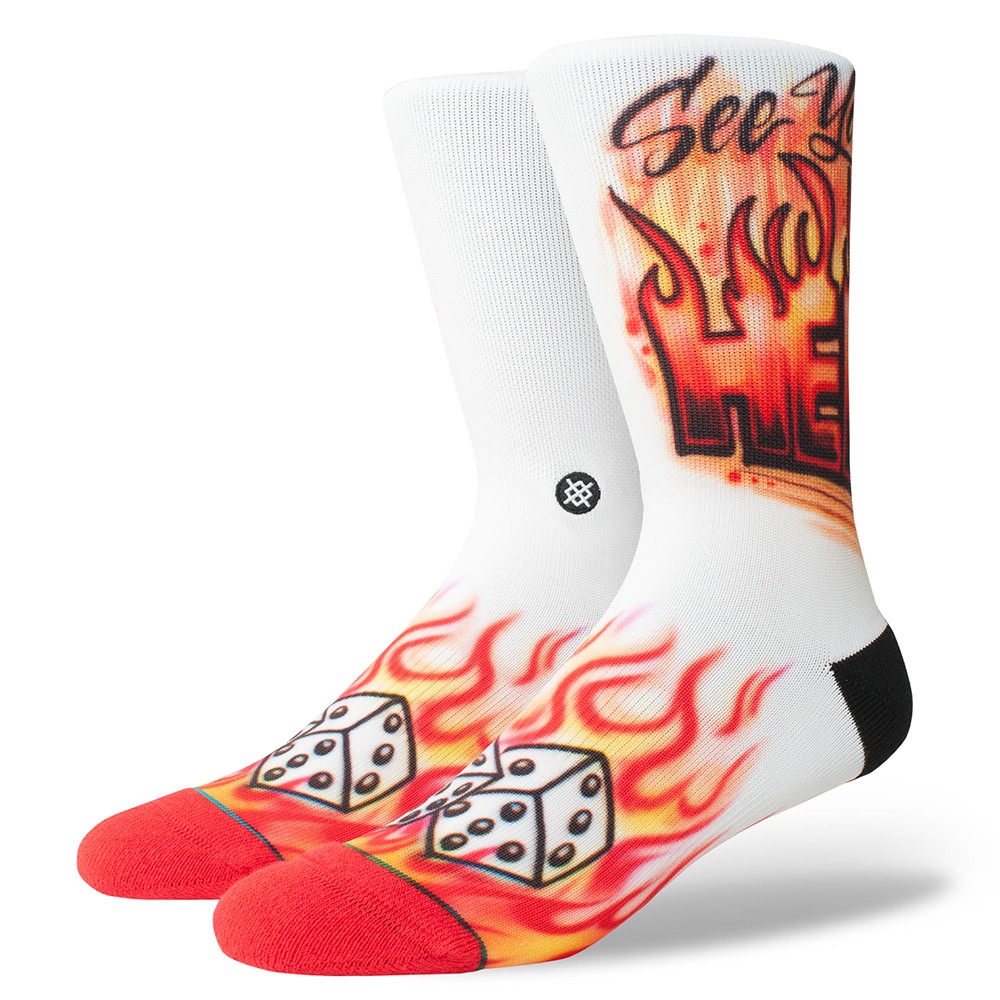Stance Men Airbrushed Hell Socks (red)