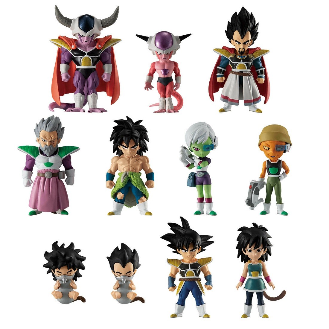 Bandai Dragon Ball Super Broly Adverge Premium Set of 11 Figures (multi)