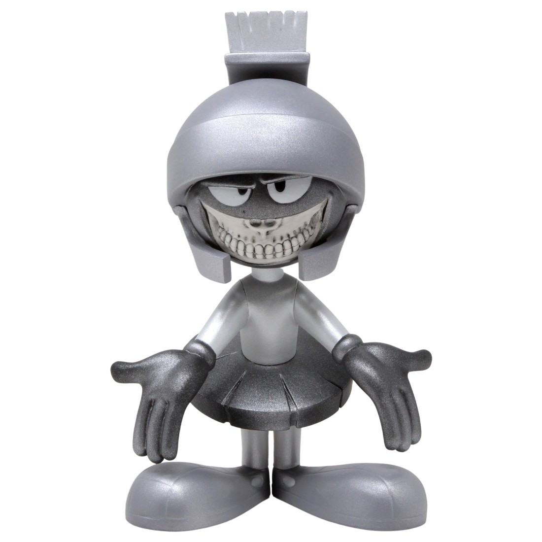 BAIT Exclusive x Popaganda x Ron English x Looney Tunes 7 Inch Marvin The Martian Figure (silver)