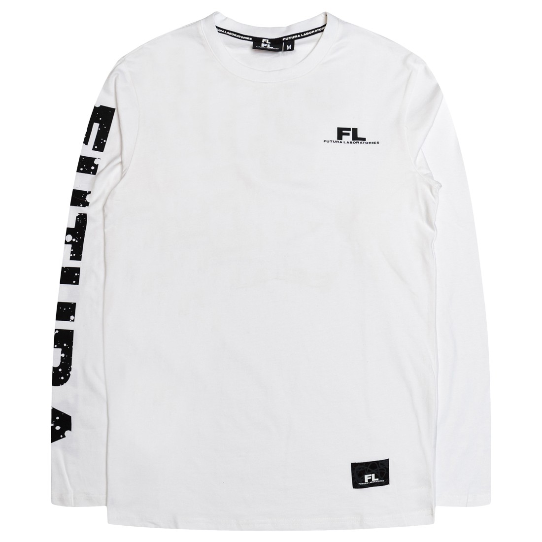 Futura Laboratories Men Splatter Long Sleeve Tee (white)