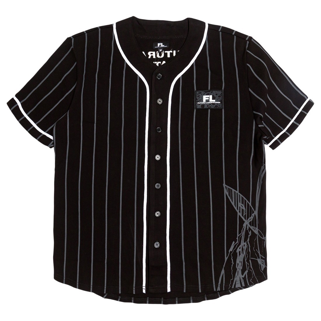 Futura Laboratories Men Pointman Baseball Jersey (black)
