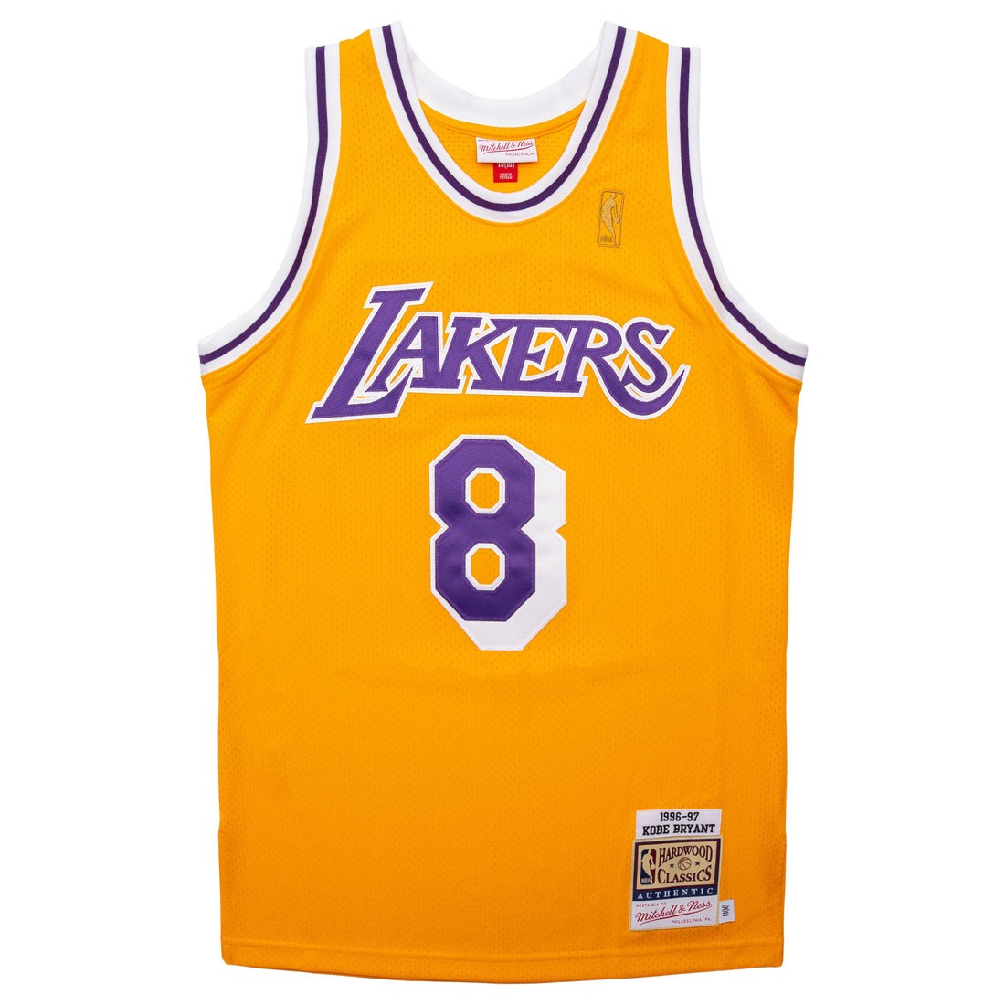 mitchell and ness lakers jersey