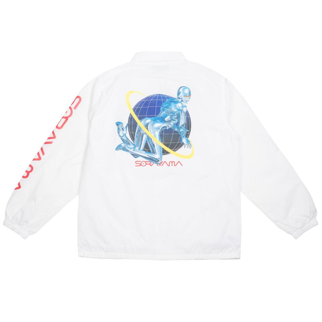 Medicom x SYNC x Hajime Sorayama Men Sexy Robot 01 Coach Jacket (white)
