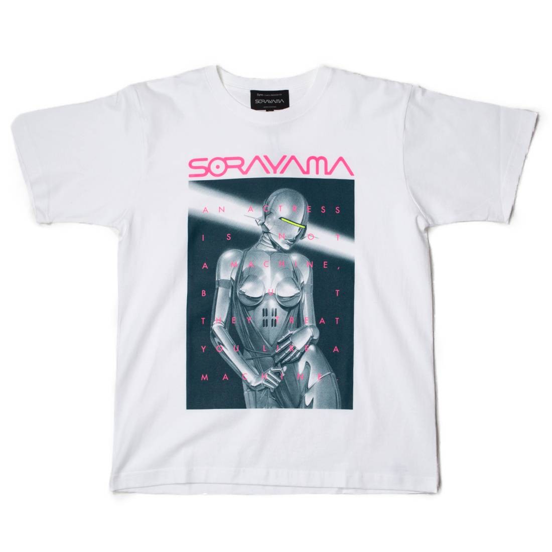 Medicom x SYNC x Hajime Sorayama Men Sexy Robot 01 Tee (white / dark green)