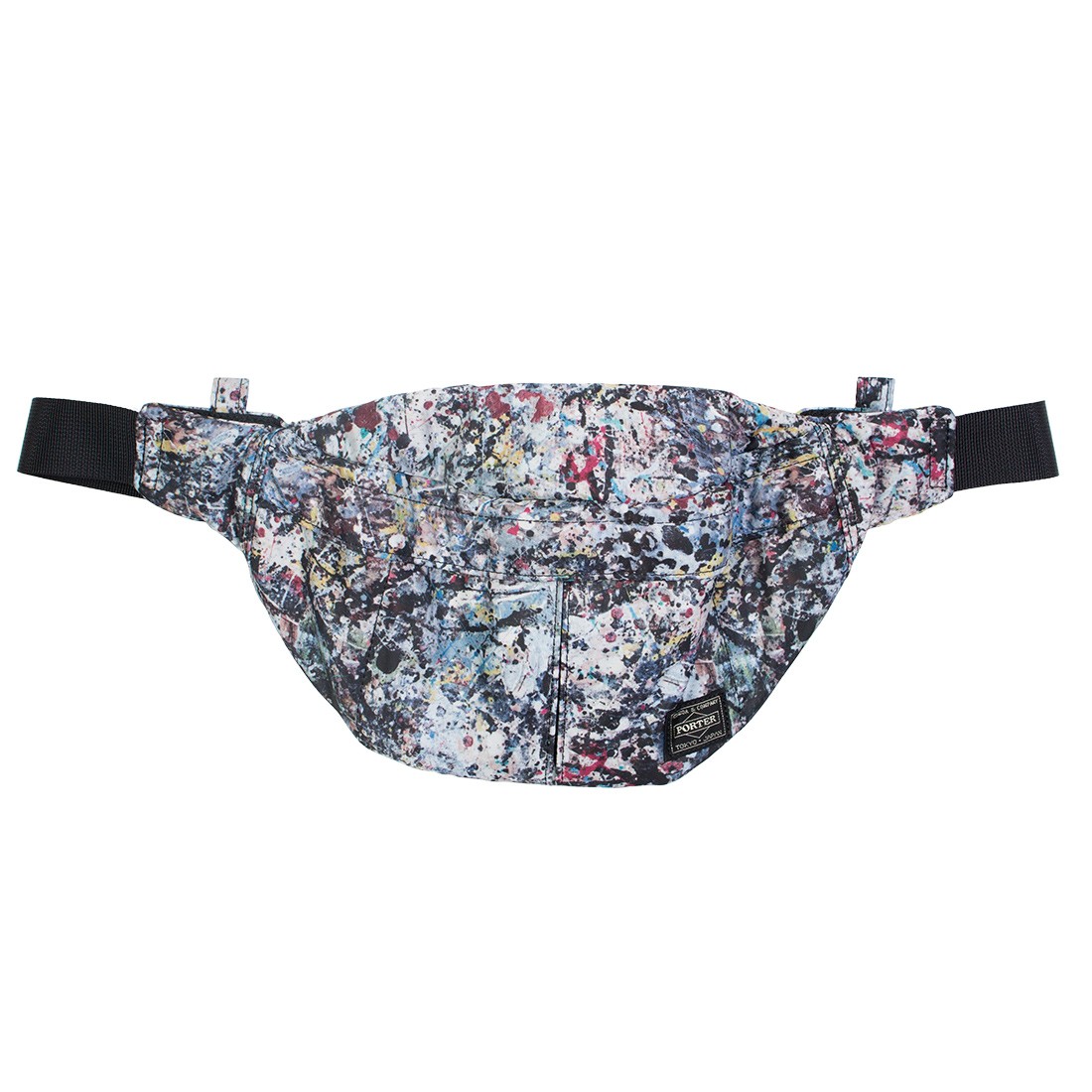 Medicom x SYNC x Porter Jackson Pollock Studio 2 Waist Bag (white / multi)