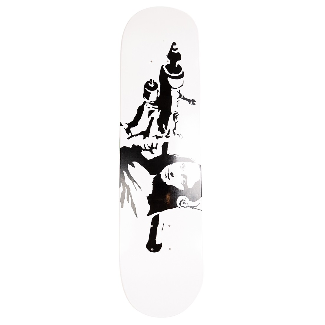 Medicom x SYNC Brandalism Mona Launcher 2nd Skateboard Deck (white)