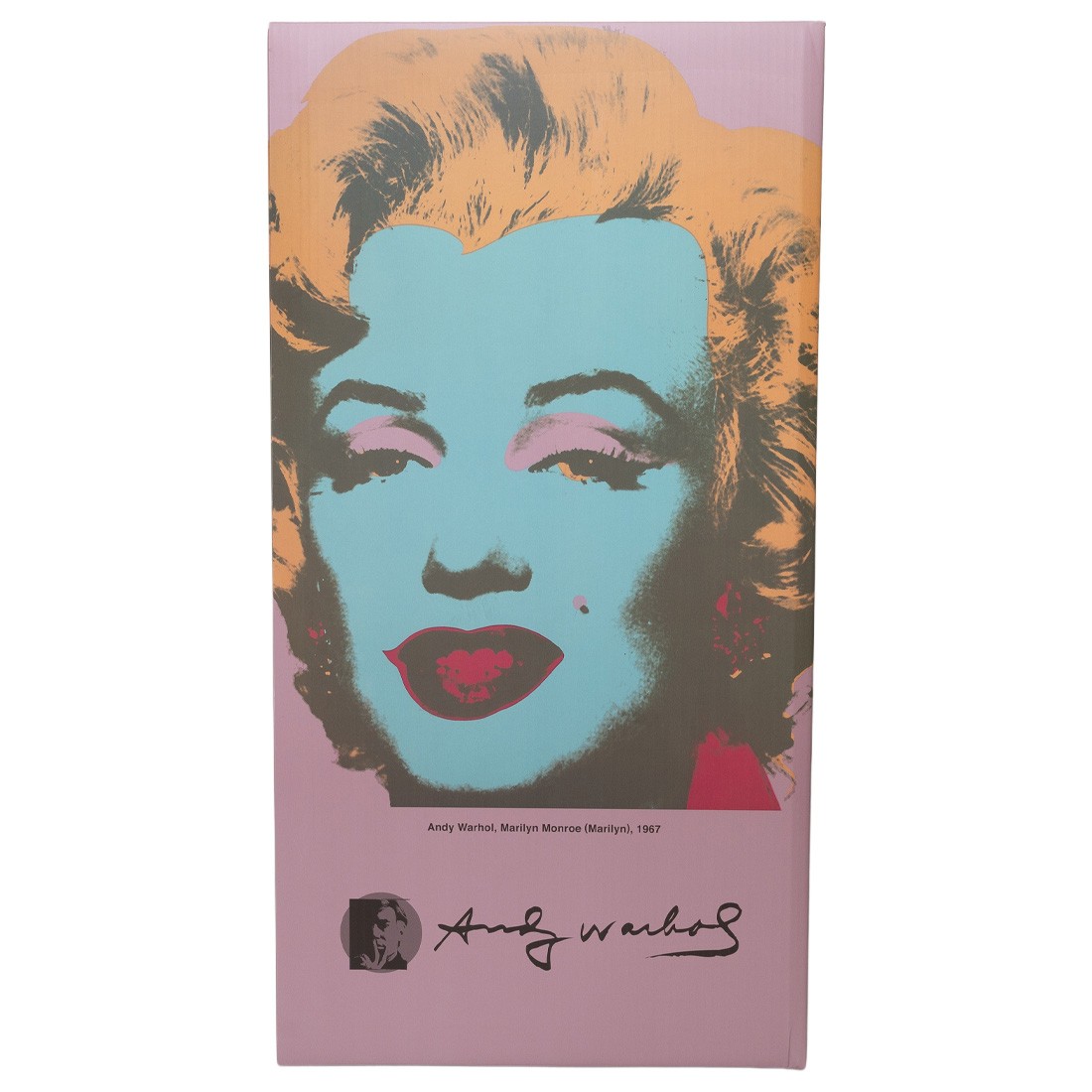 Medicom Andy Warhol Marilyn Monroe #2 1000% Bearbrick Figure (pink)