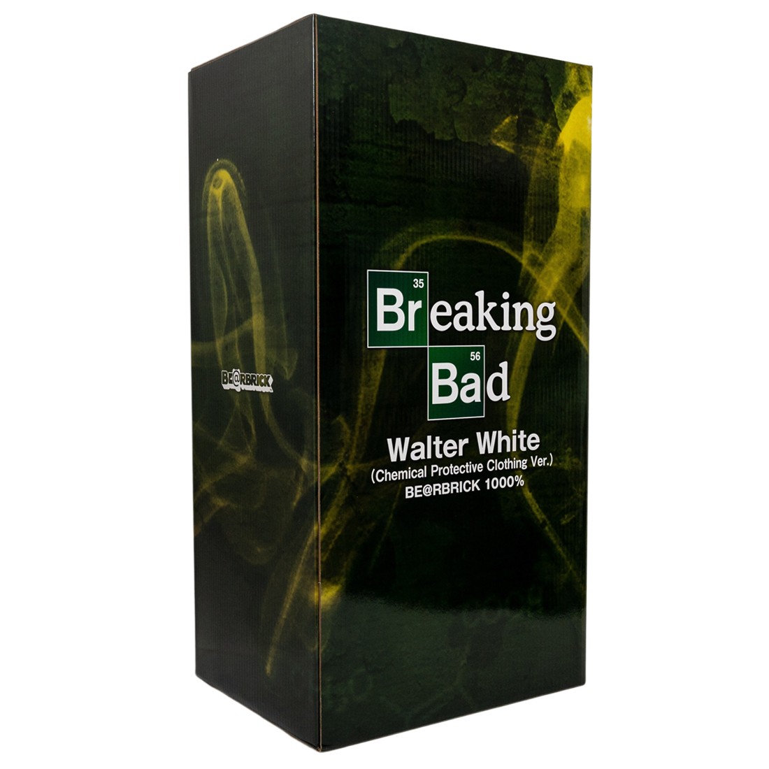 Medicom Breaking Bad Walter White Chemical Protective Clothing Ver. 1000% Bearbrick Figure (yellow)