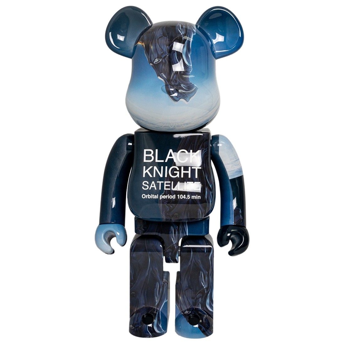 Medicom Black Knight Satellite 1000% Bearbrick Figure (black)
