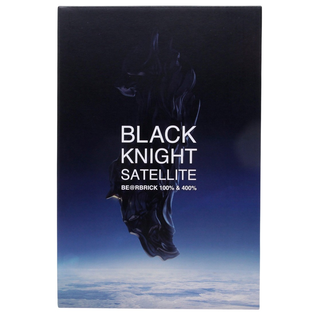 Medicom Black Knight Satellite 100% 400% Bearbrick Figure Set (black)