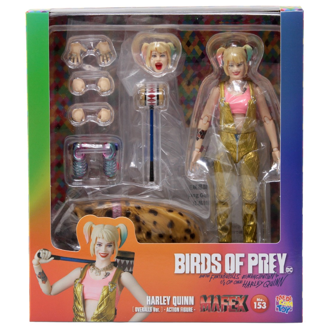 Medicom MAFEX Birds Of Prey Harley Quinn Overalls Ver. Figure (gold)