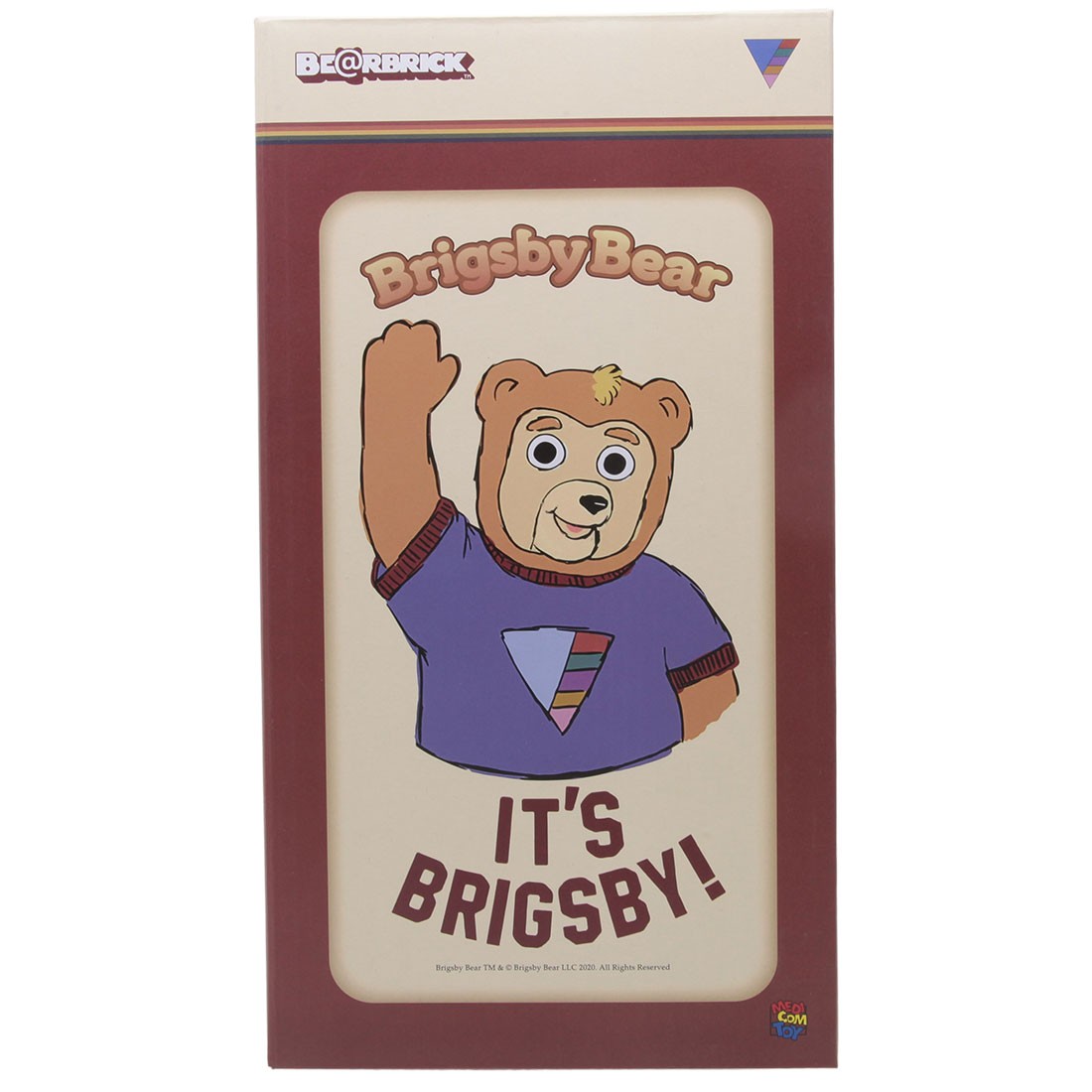 Medicom Brigsby Bear 400% Bearbrick Figure (brown)