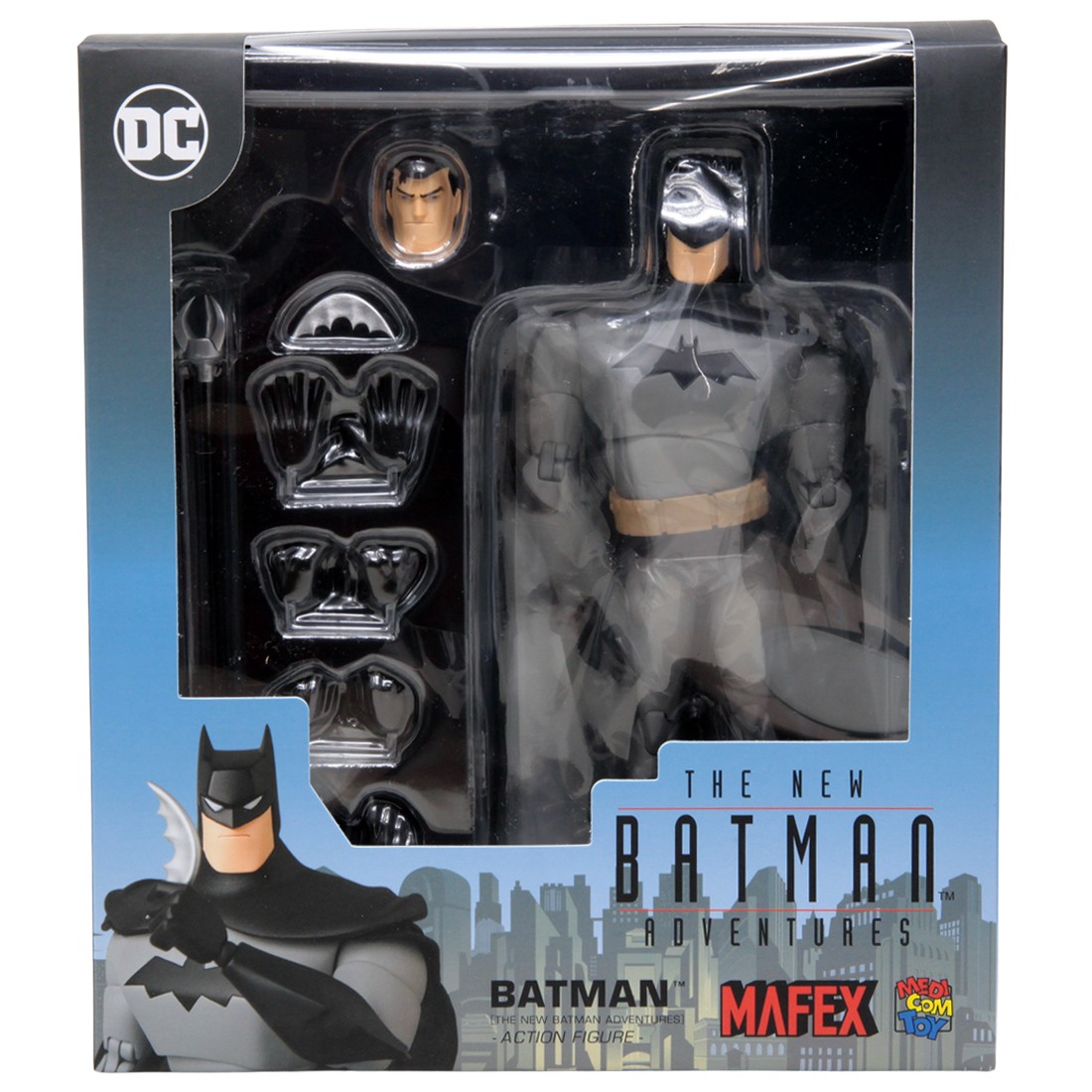 Medicom MAFEX Batman The New Batman Adventures Figure (gray)