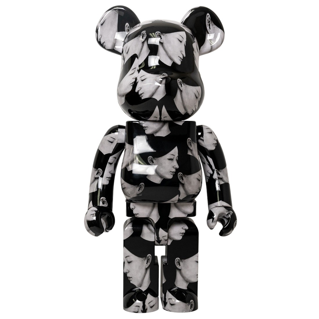 Medicom x BLACK Scandal Yohji Yamamoto x Suzume Uchida x S.H.I.P And Crew Multiple Selves 1000% Bearbrick Figure (black)