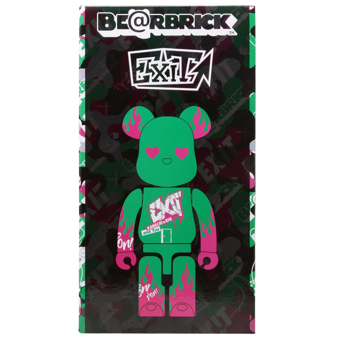 Medicom EXIT 400% Bearbrick Figure (green)