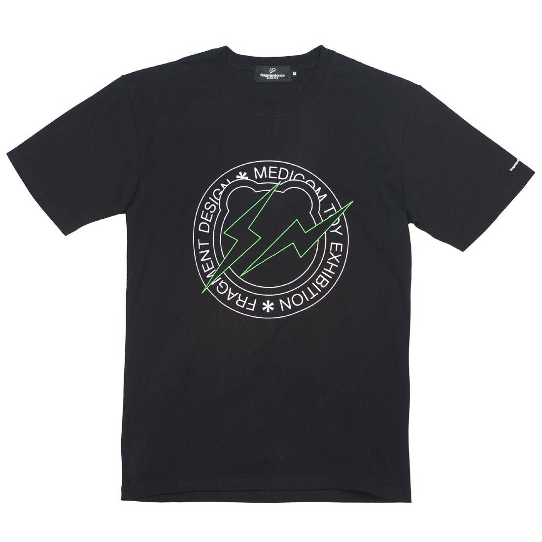 Medicom x Fragment Design Men Circle Logo Be@rtee Tee (black)