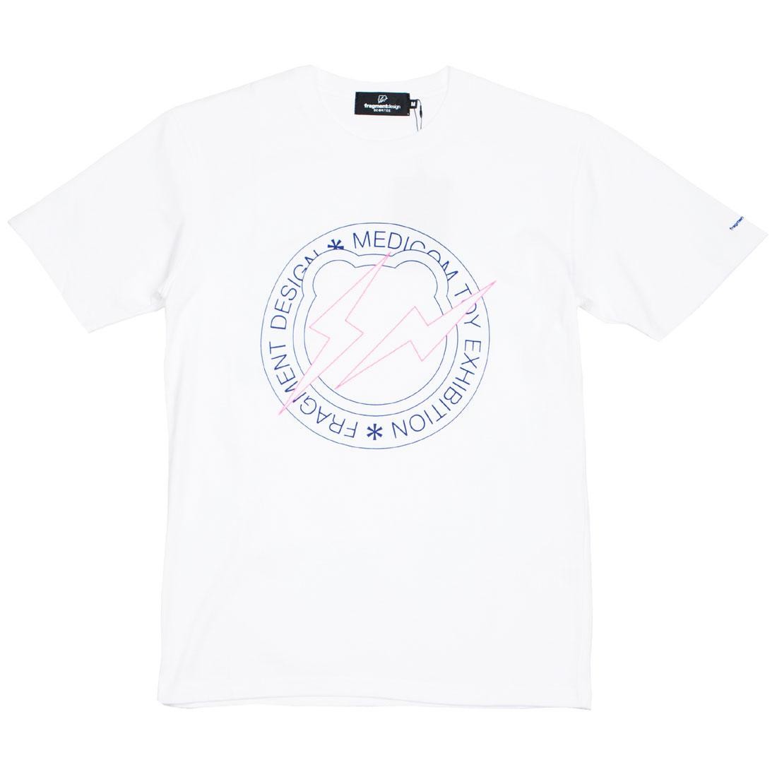 Medicom x Fragment Design Men Circle Logo Be@rtee Tee (white)