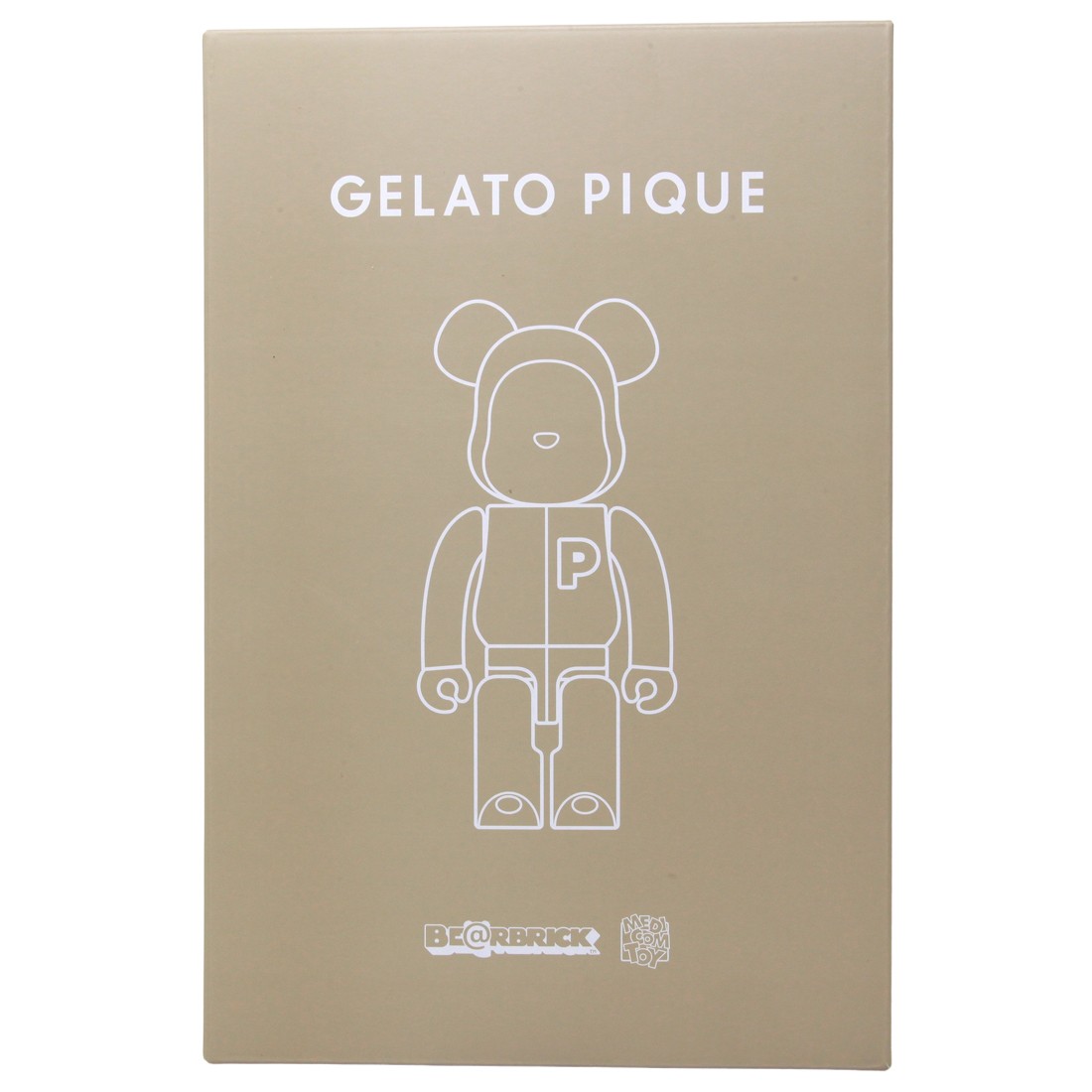 Medicom Gelato Pique Beige 400% Bearbrick Figure (brown)