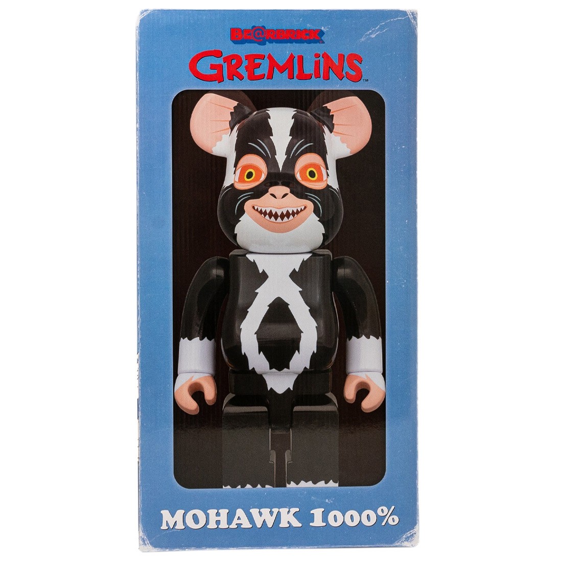 Medicom Gremlins Mohawk 1000% Bearbrick Figure (black)