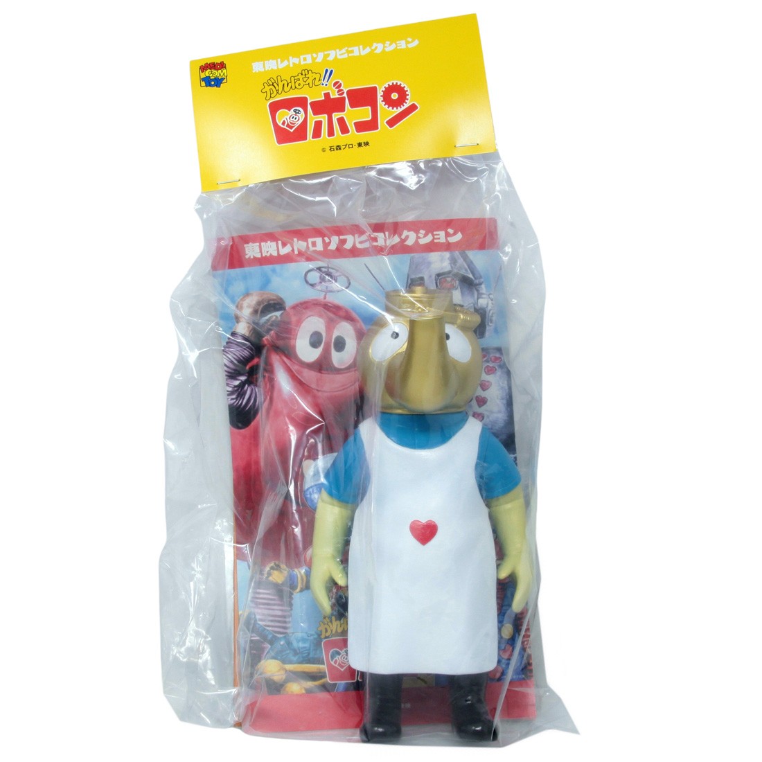 Medicom Ganbare!! Robocon Robopu Sofubi Figure (white)