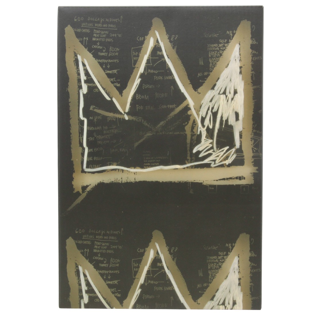 Medicom Jean-Michel Basquiat #8 100% 400% Bearbrick Figure Set (black)