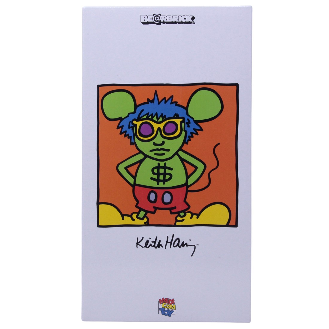 Medicom Keith Haring Andy Mouse 400% Bearbrick Figure (green)
