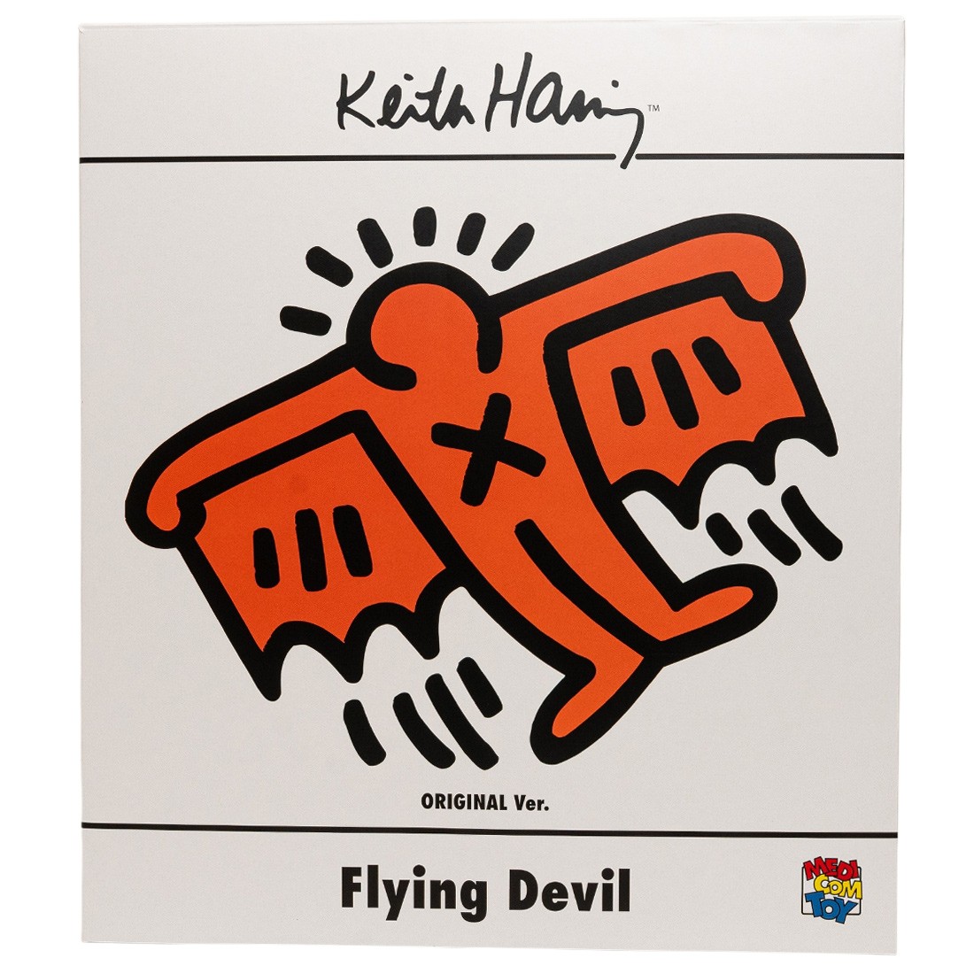 Medicom Keith Haring Flying Devil Original Ver. Statue (red)