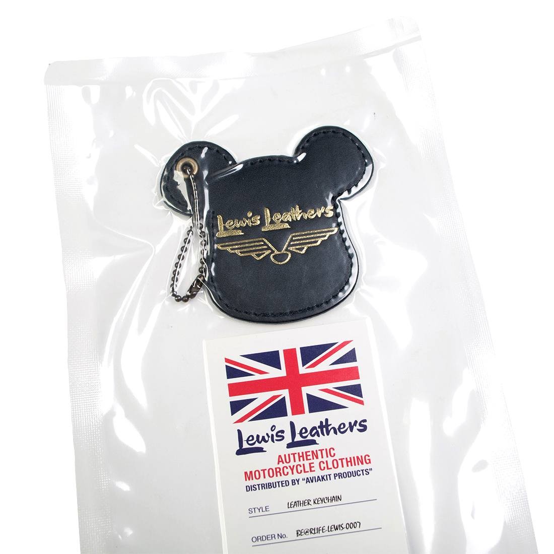 Medicom Lewis Leather Bearbrick Key Holder (black)