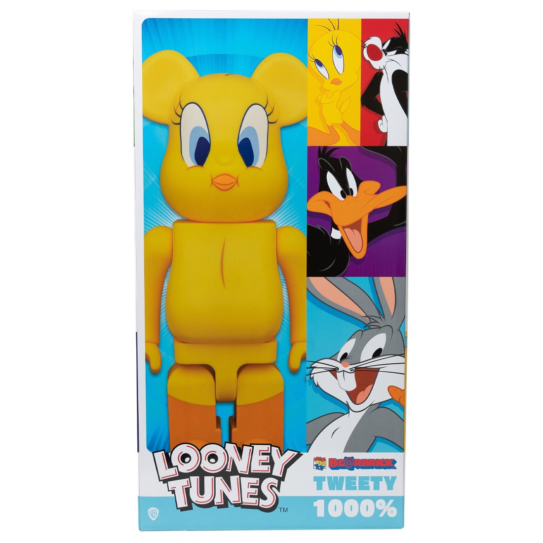 Medicom Looney Tunes Tweety 2021 1000% Bearbrick Figure (yellow)