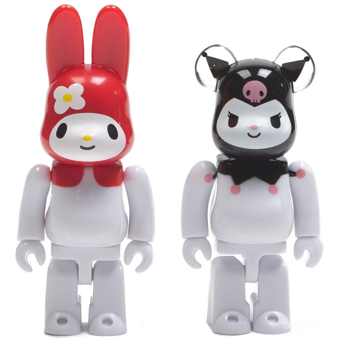 Medicom My Melody Red Ver. Rabbrick And Kuromi Bearbrick 100% Figure 2 Pack Set (white)