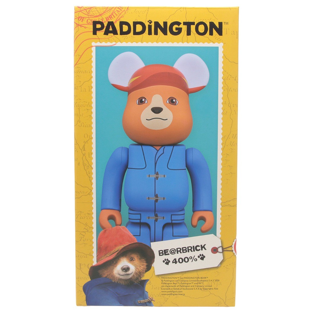 Medicom Paddington 400% Bearbrick Figure (blue)