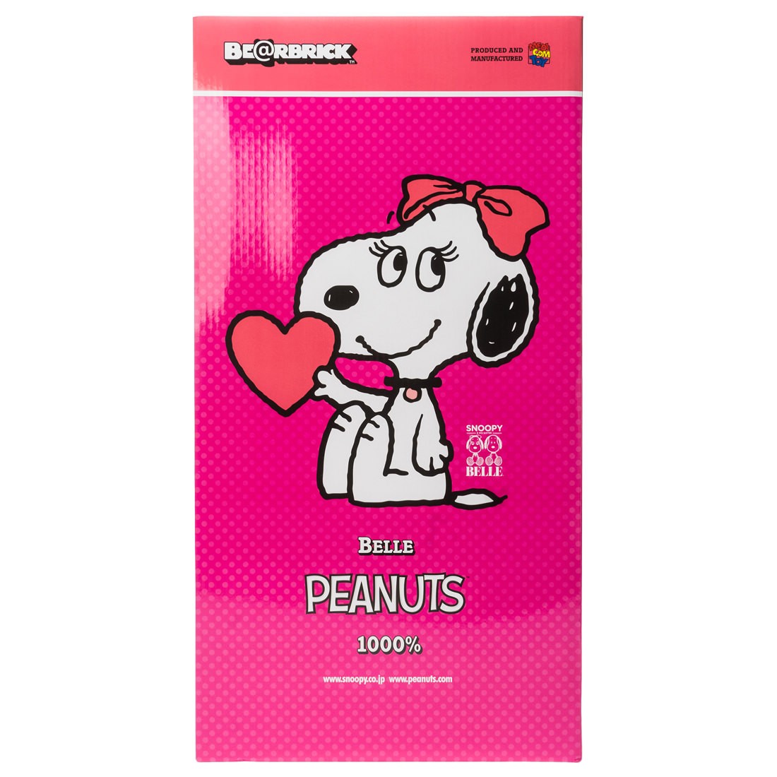 Medicom Peanuts Belle 1000% Bearbrick Figure (white)