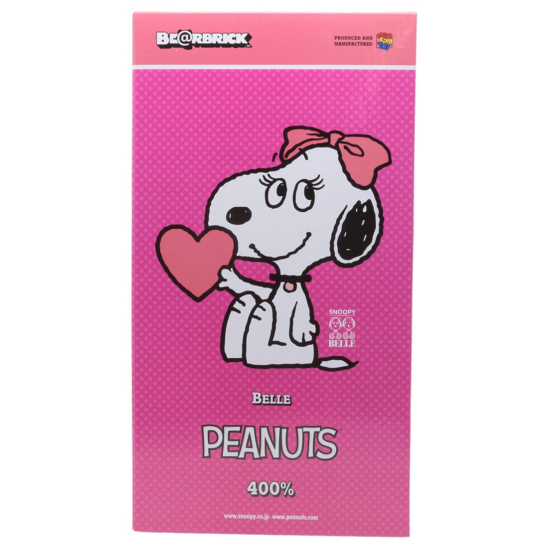 Medicom Peanuts Belle 400% Bearbrick Figure (white)