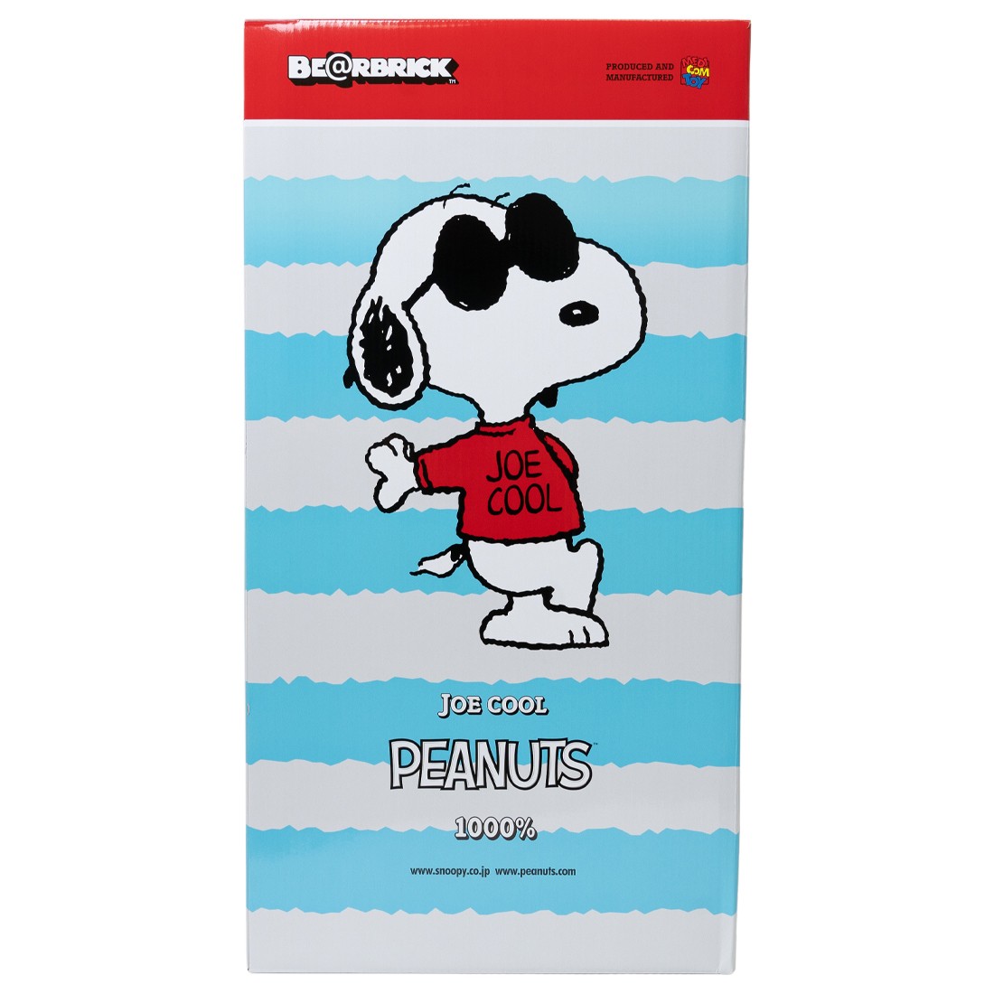 Medicom Peanuts Joe Cool Snoopy 1000% Bearbrick Figure (white)