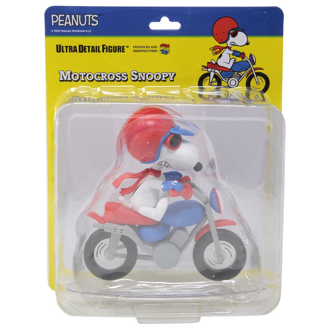 Medicom UDF Peanuts Series 13 Motocross Snoopy Figure (blue)