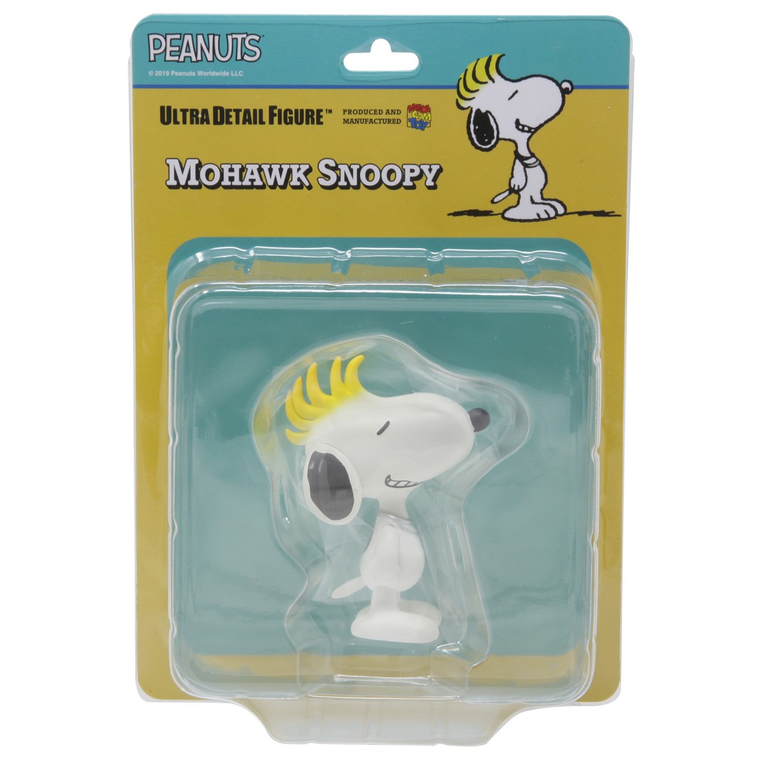 Medicom UDF Peanuts Series 9 Mohawk Snoopy Ultra Detail Figure (white)