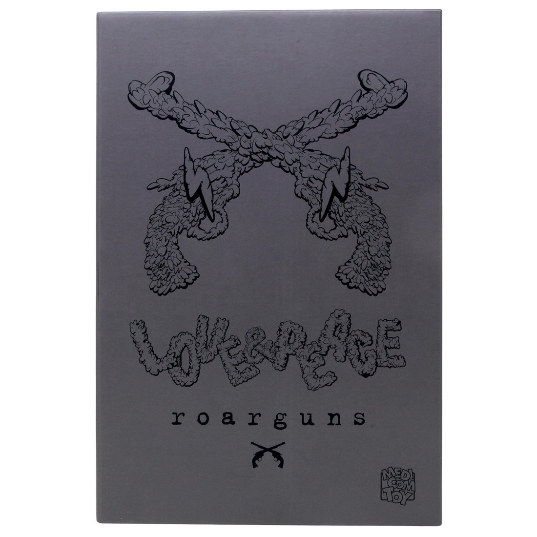 Medicom Roarguns 20th Anniversary 100% 400% Bearbrick Figure Set (gray)