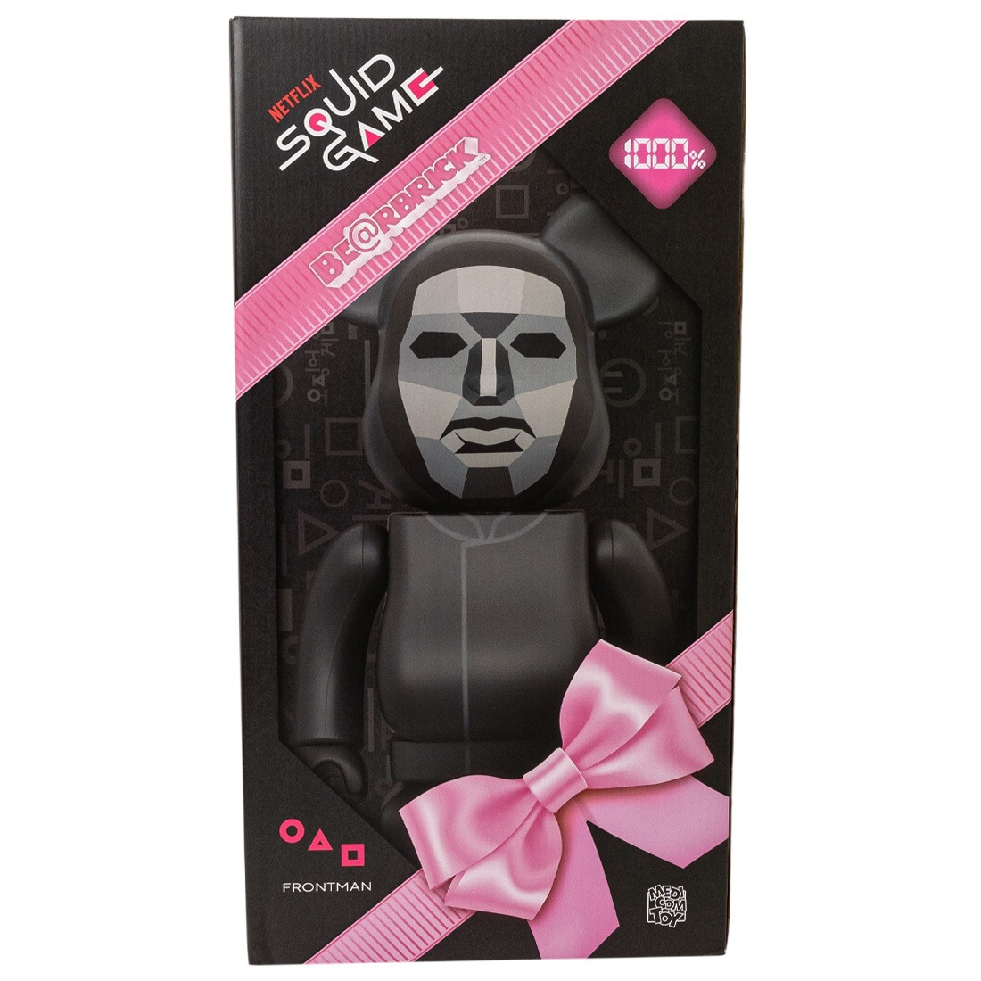 Medicom Netflix Squid Game Frontman 1000% Bearbrick Figure (black)