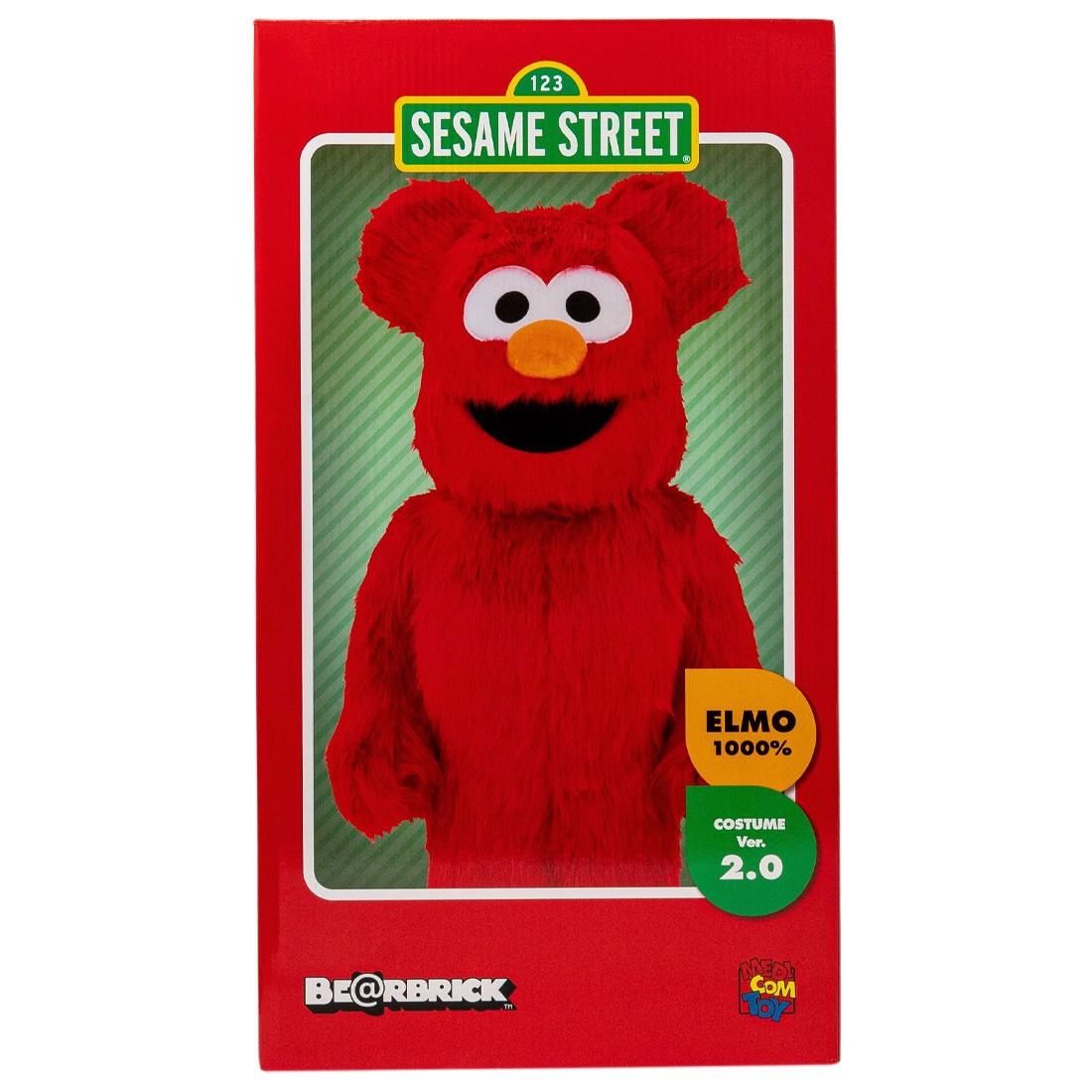 Medicom Sesame Street Elmo Costume Ver. 2.0 1000% Bearbrick Figure (red)
