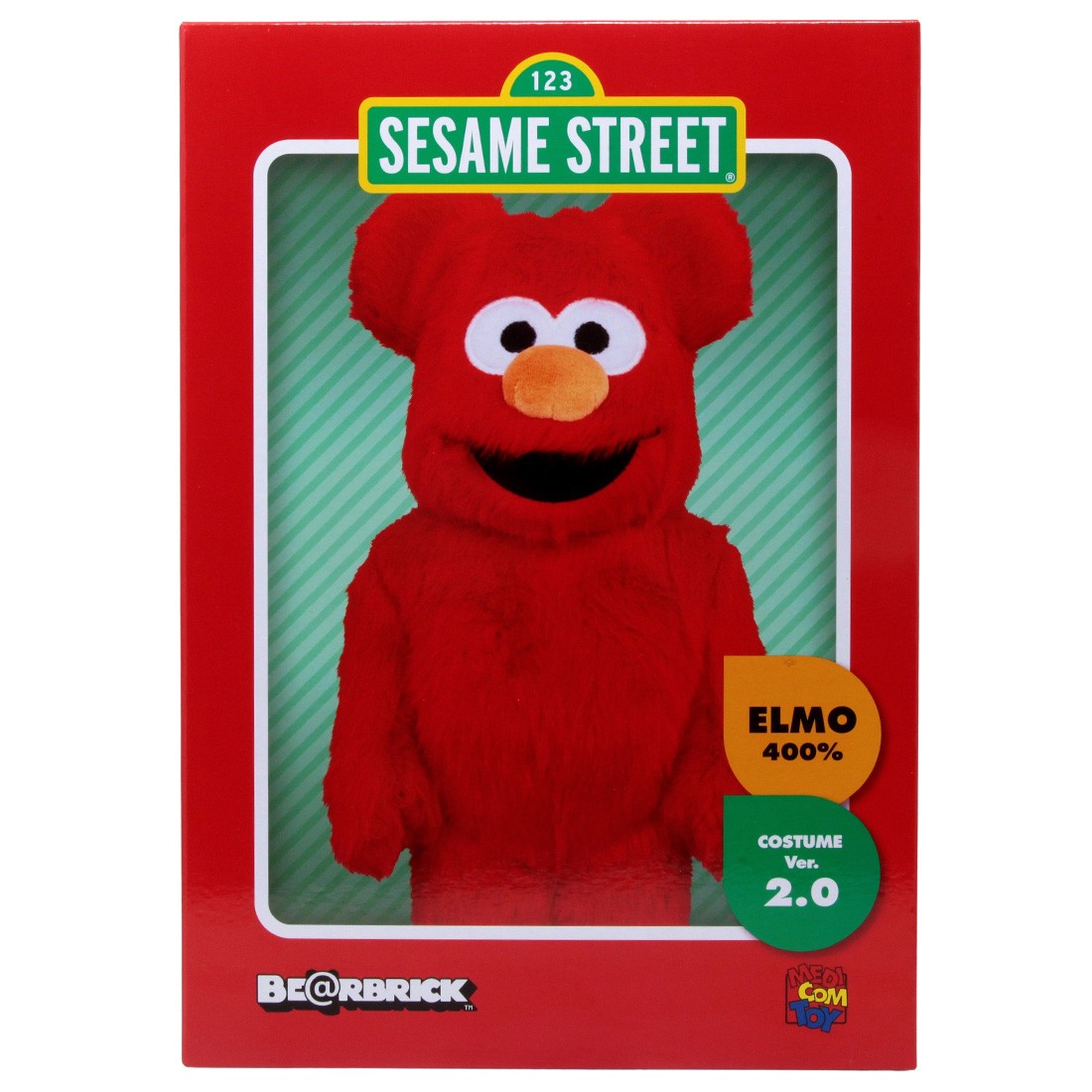 Medicom Sesame Street Elmo Costume Ver. 2.0 400% Bearbrick Figure (red)