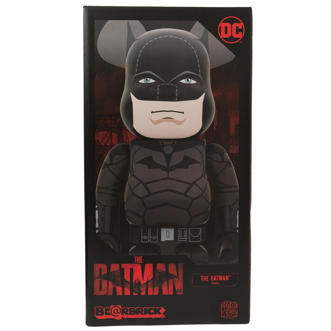 Medicom DC The Batman 1000% Bearbrick Figure (black)