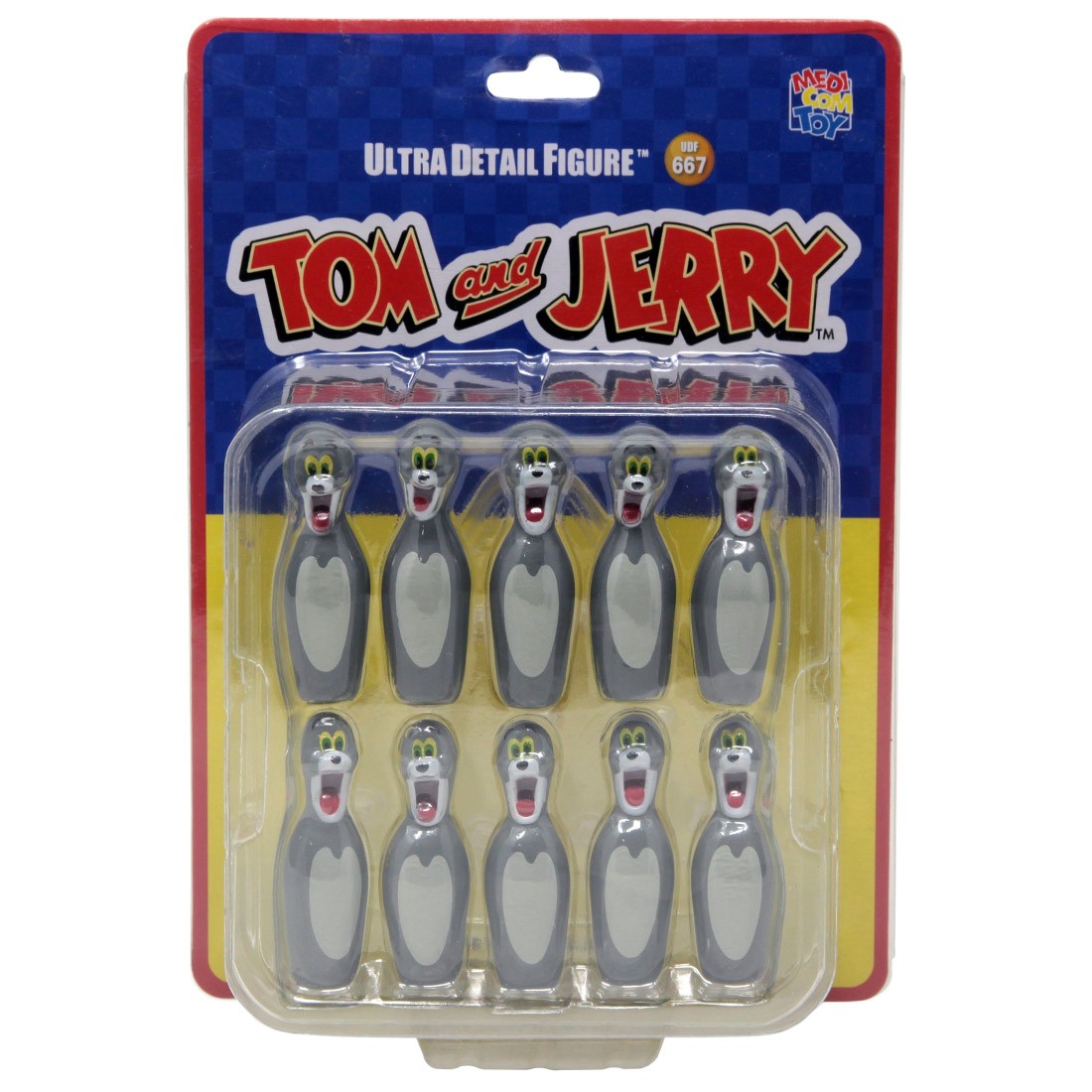 Medicom UDF Tom And Jerry Series 3 - Tom Bowling Pins Figure (gray)