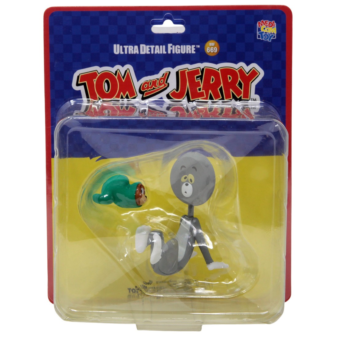 Medicom UDF Tom And Jerry Series 3 - Tom Head In The Shape Of The Pan And Jerry In The Vinyl Hose Figure (gray)