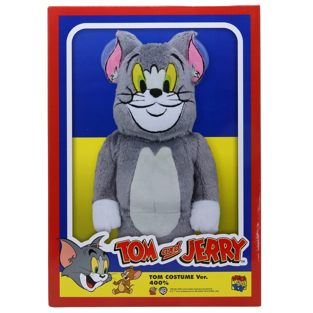 Medicom Tom and Jerry - Tom Costume 400% Bearbrick Figure (gray)