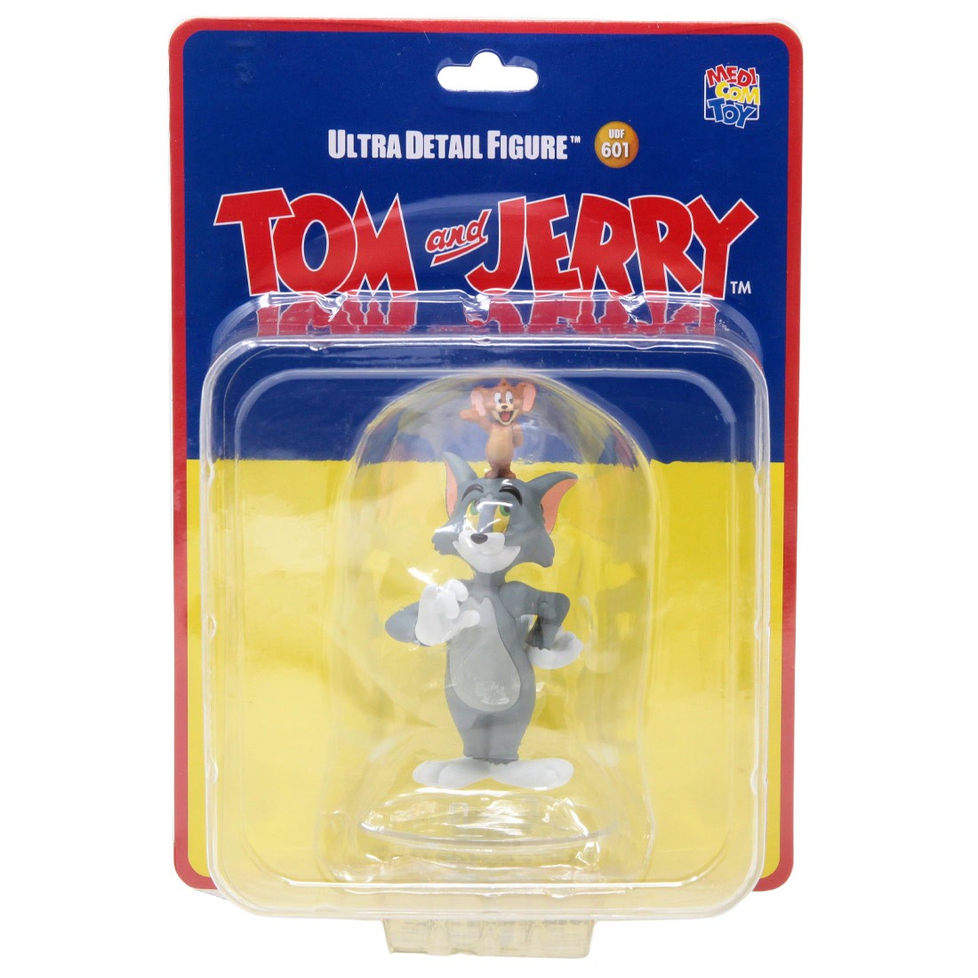 Medicom UDF Tom And Jerry - Jerry On Tom's Head Figure (gray)