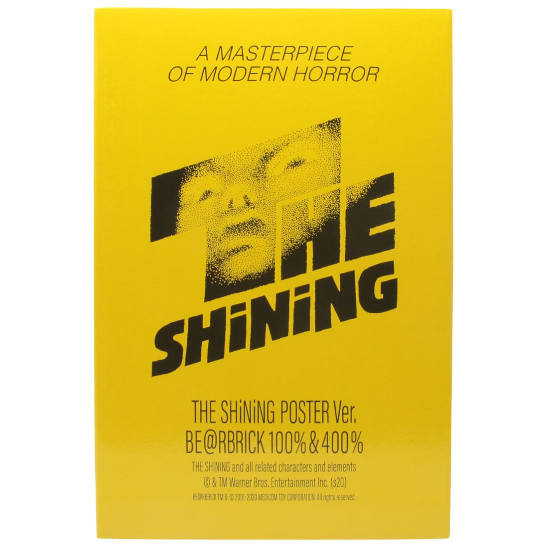 Medicom Stanley Kubrick The Shining Poster Ver. 100% 400% Bearbrick Figure Set (yellow)