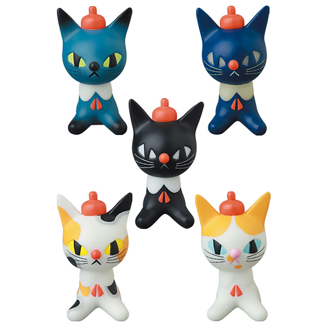 Medicom VAG Vinyl Artist Gacha Box Series 31 By Kuroneko Black Cat Robin Figure - 1 Blind Box