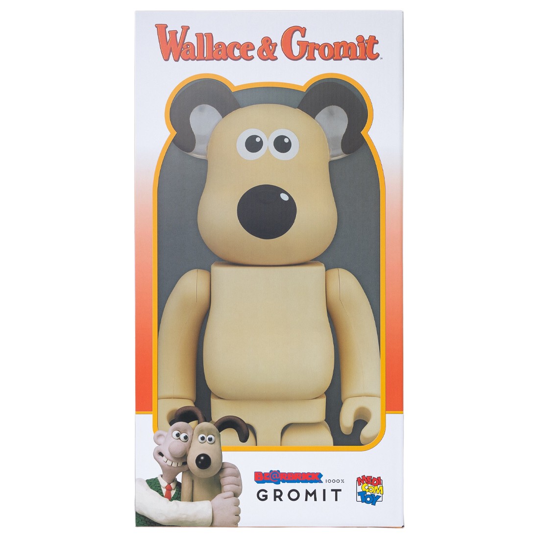 Medicom Wallace And Gromit - Gromit 1000% Bearbrick Figure (beige)